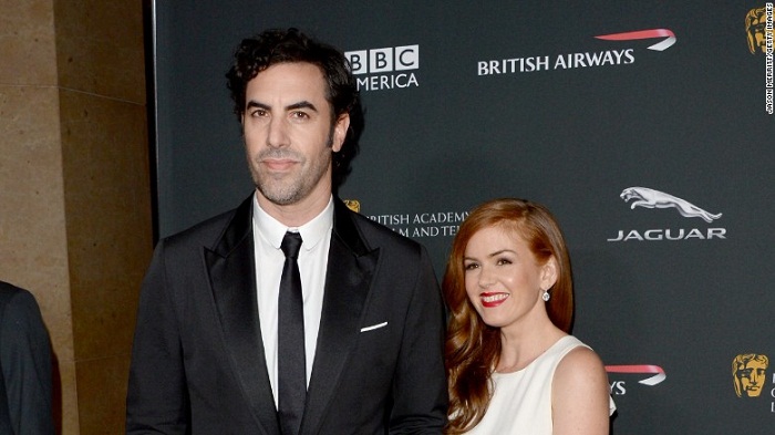 Sacha Baron Cohen, Isla Fisher donate $1 million to support Syria victims